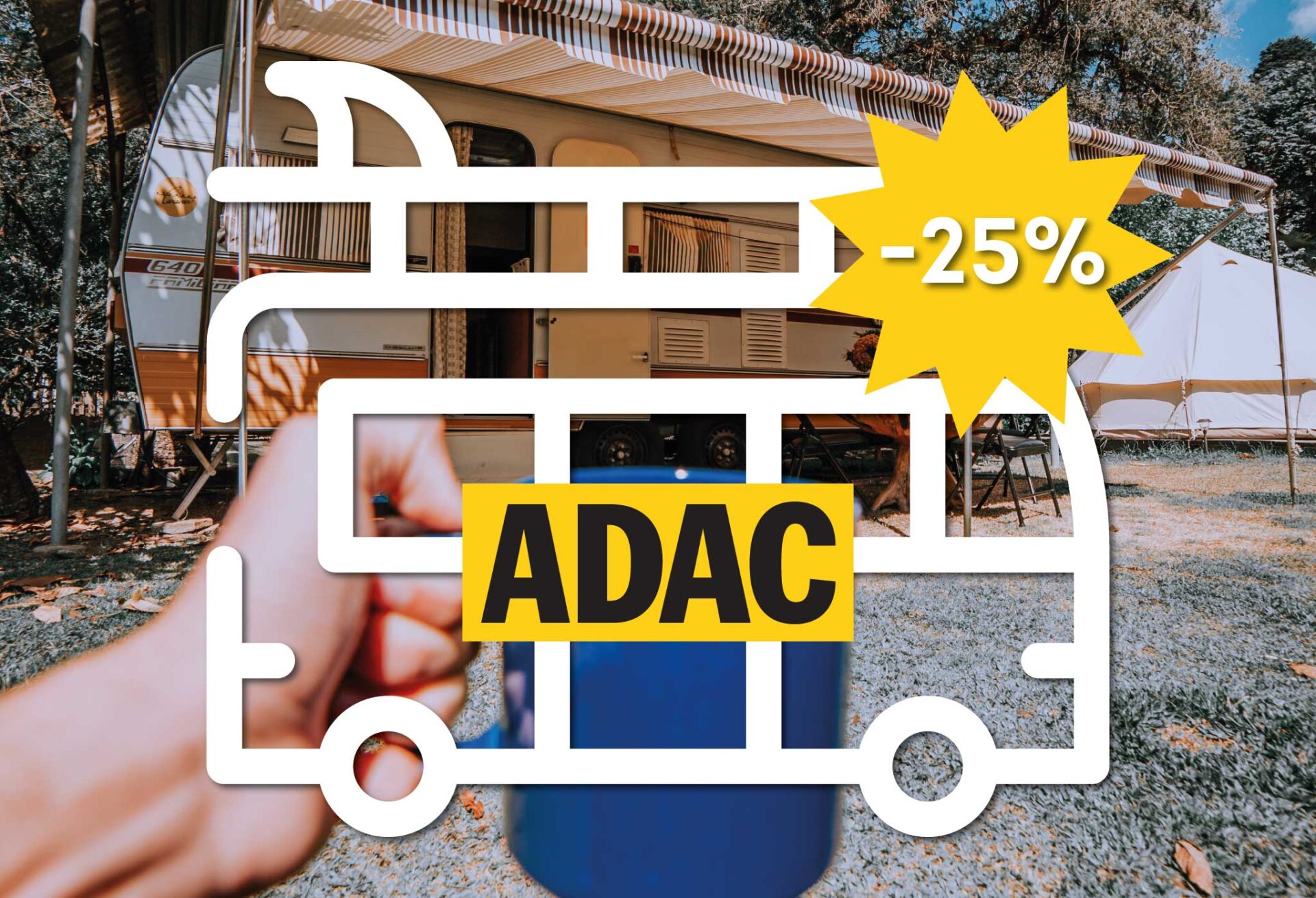 ANWB / ADAC CAMPING AANBIEDING: 25% KORTING